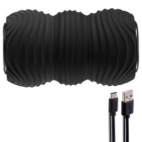 Vibrating Peanut Massage Ball, Electric Double Lacrosse Massage Roller with 4 Intensities