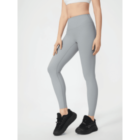 JupiterGear High-Waisted Leggings (Color: Light Gray, size: 12)