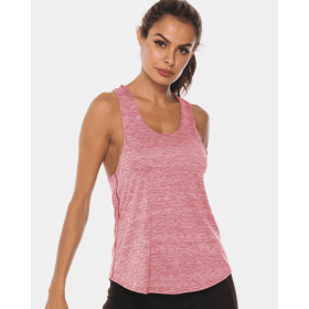 JupiterGear Scoop-Neck Long Tank Top (Color: Blush Pink, size: 2XL)